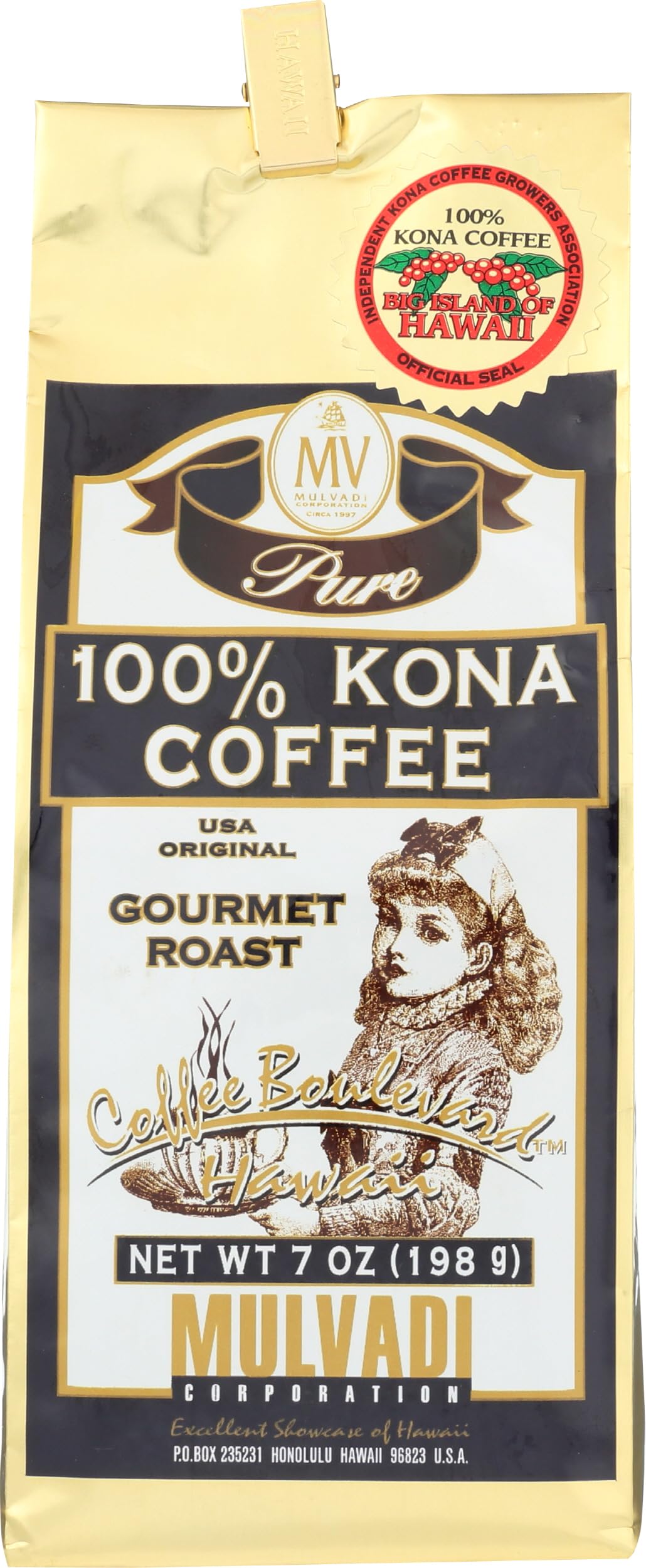 Amazon.com : Mulvadi 100% Ground Kona Coffee, 7 Oz : Grocery Amazon.com : Mulvadi 100% Ground Kona Coffee, 7 Oz : Grocery