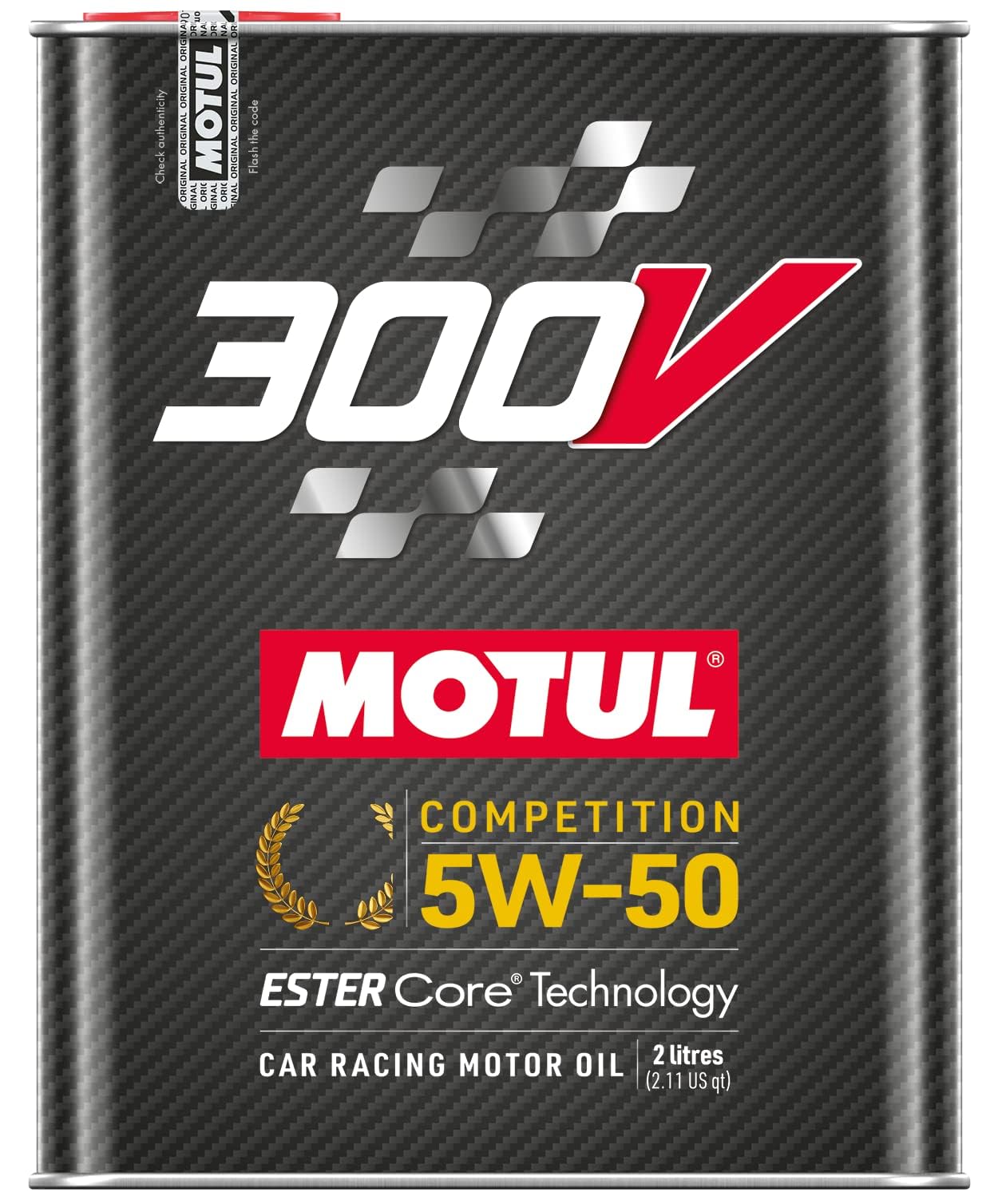 MOTUL Huile moteur 300V COMPETITION 5W-50 Huile ESTER Core Techn. 2 L