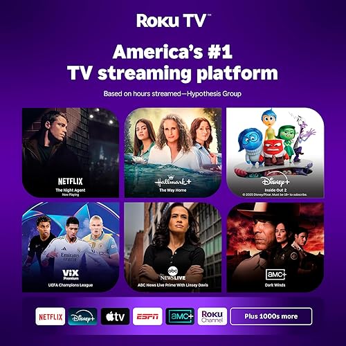 Vista 3 de Aurzen Roku - Proyector inteligente para TV con Wifi y Bluetooth, D1R Cube Roku Streaming Experience con motor óptico sellado, 1080P FHD, Dolby