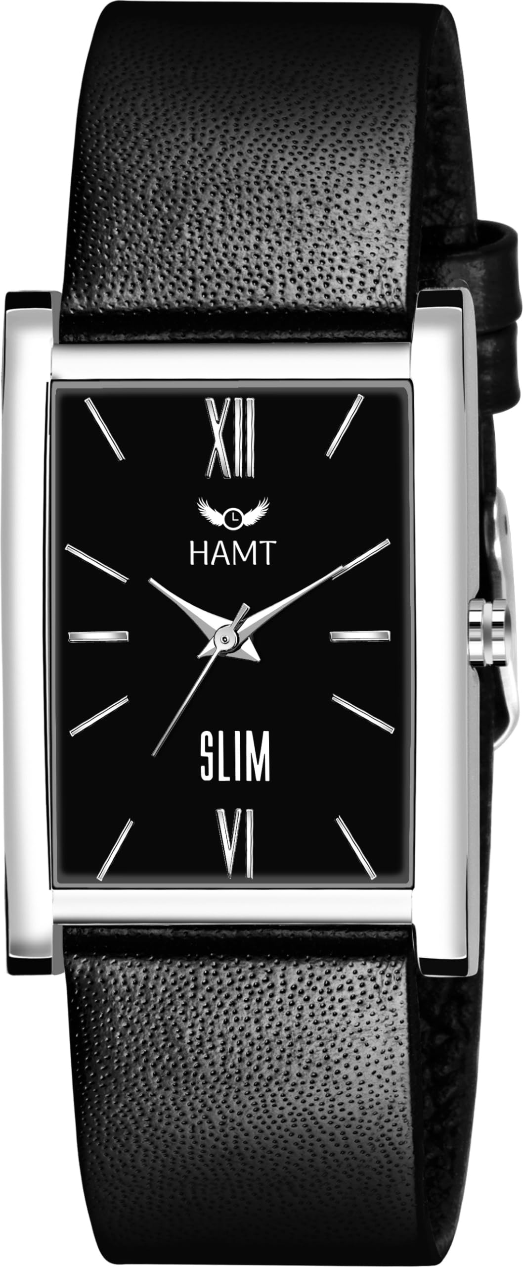 Black Strap Slim Series Analog Watch for Men - HT-GSQ218