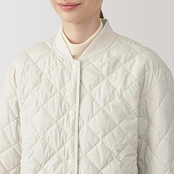 Amazon | 無印良品 婦人 洗える中わたキルティングジャケット 