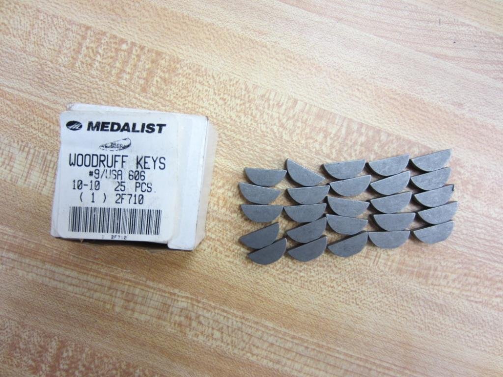 2F710 Woodruff Keys (Pack of 25)