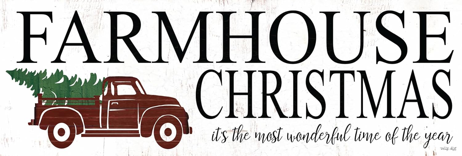 Christmas Farmhouse Wall Art, Farmhouse Christmas Custom