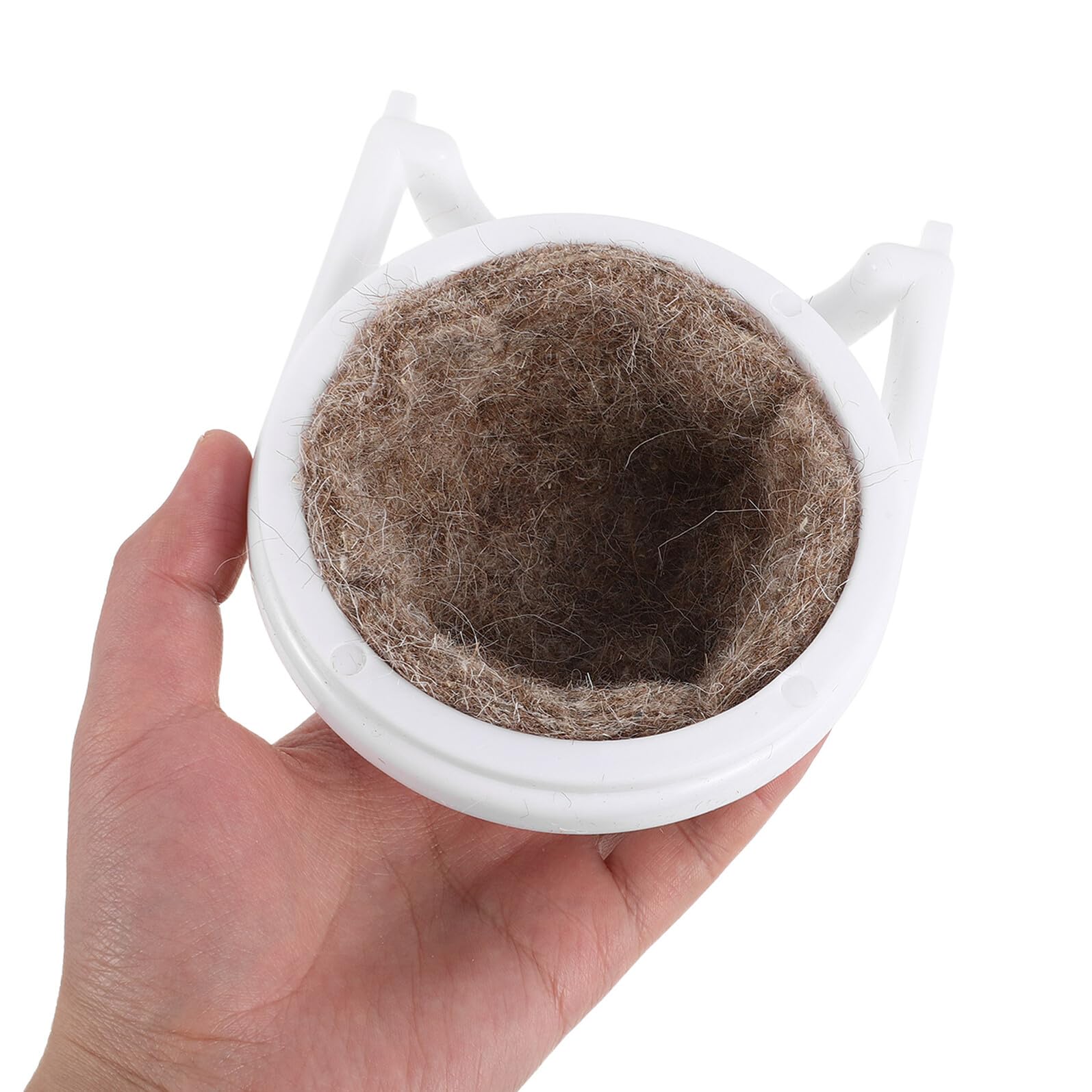 2 Piezas Nido de Cría de Plástico para Jaulas de Pájaros Pequeños, Caja Nido para Incubación y Puesta de Huevos, Compatible Periquitos, Loros y Canarios, Fácil Limpieza,