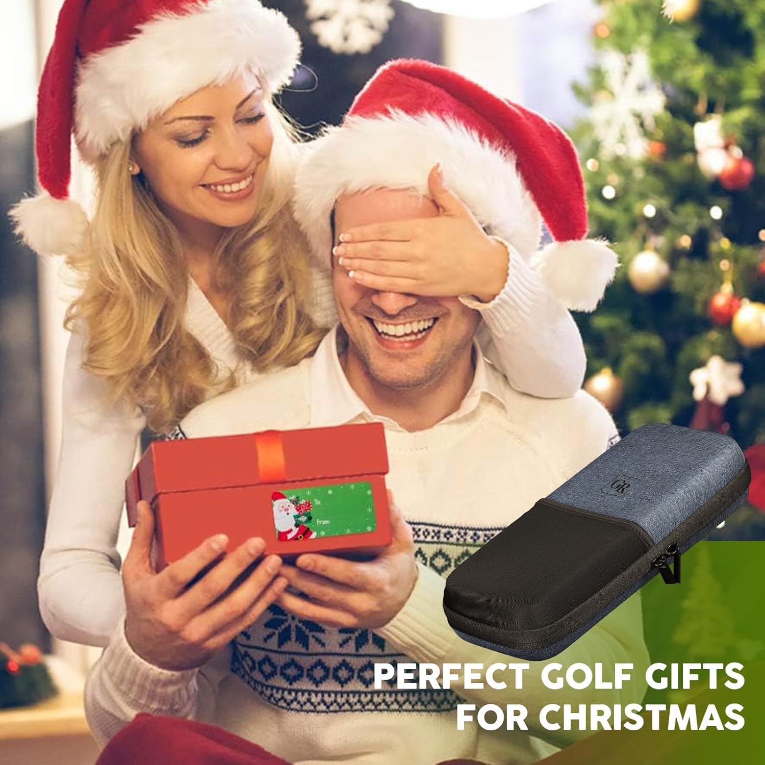 Active Carbon Fabric Odor - Absorbing Golf Glove Holder Case with Glove Shaper - Fits Golf Club Bag, Multifunctional Golf Organizer for Phone, Tees, Divot Tool, Golf Gifts for Men & Women - Image 7