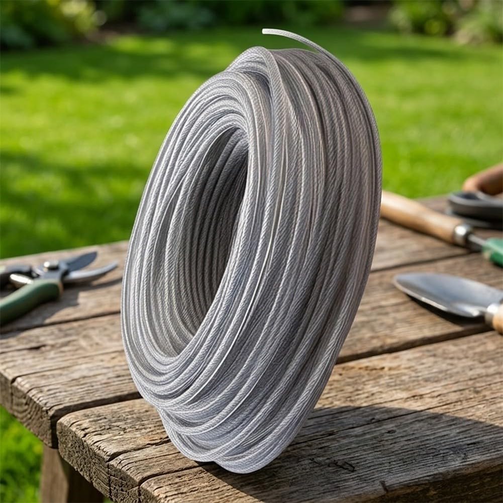 Hilo de para acero 2mm 5M Nylon Hilo de para acero 2mm 5M Nylon(15M)