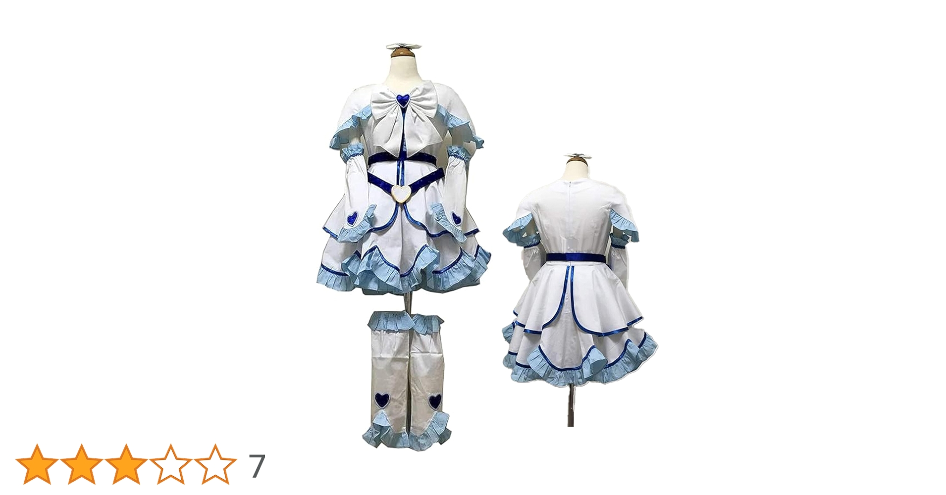 キュアホワイトコスプレ　フルセット　18900円→17900円 Amazon.co.jp: [SISTER] 格安.即納 ふたりはプリキュア キュア