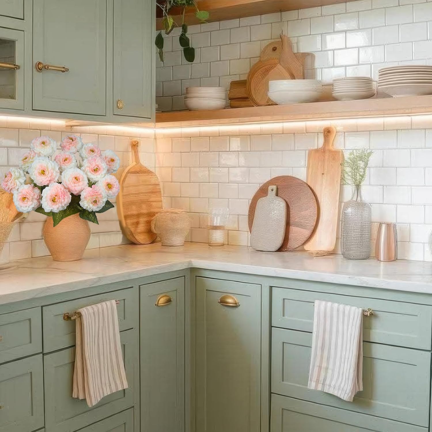 2 Pcs Artificial Flowers Zinnias Silk Flowers with Stems Zinnia Elegans Artificial Flowers for Outdoors Floral Arrangements Table Centerpieces Wedding Party Home Spring Summer Decor Pink - Image 4