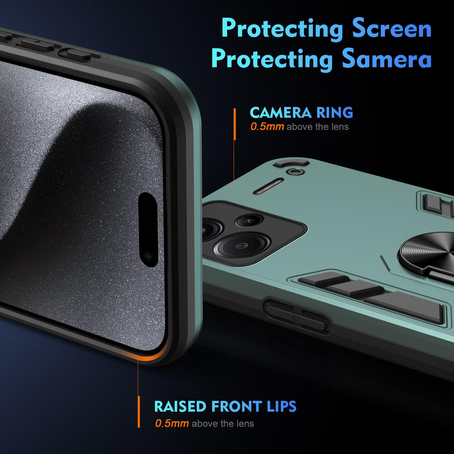 ILING Case for Xiaomi Redmi Note 13 Pro+ 5G/Plus 5G - Image 3