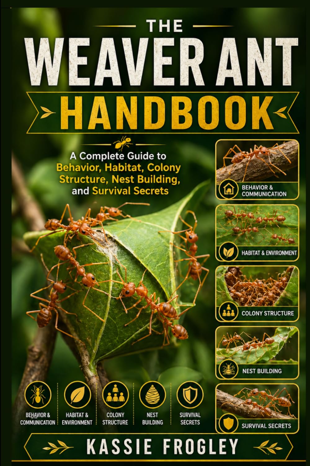 THE WEAVER ANT HANDBOOK: A Complete Guide to Behavior, Habitat, Colony Structure, Nest Building, and Survival Secrets