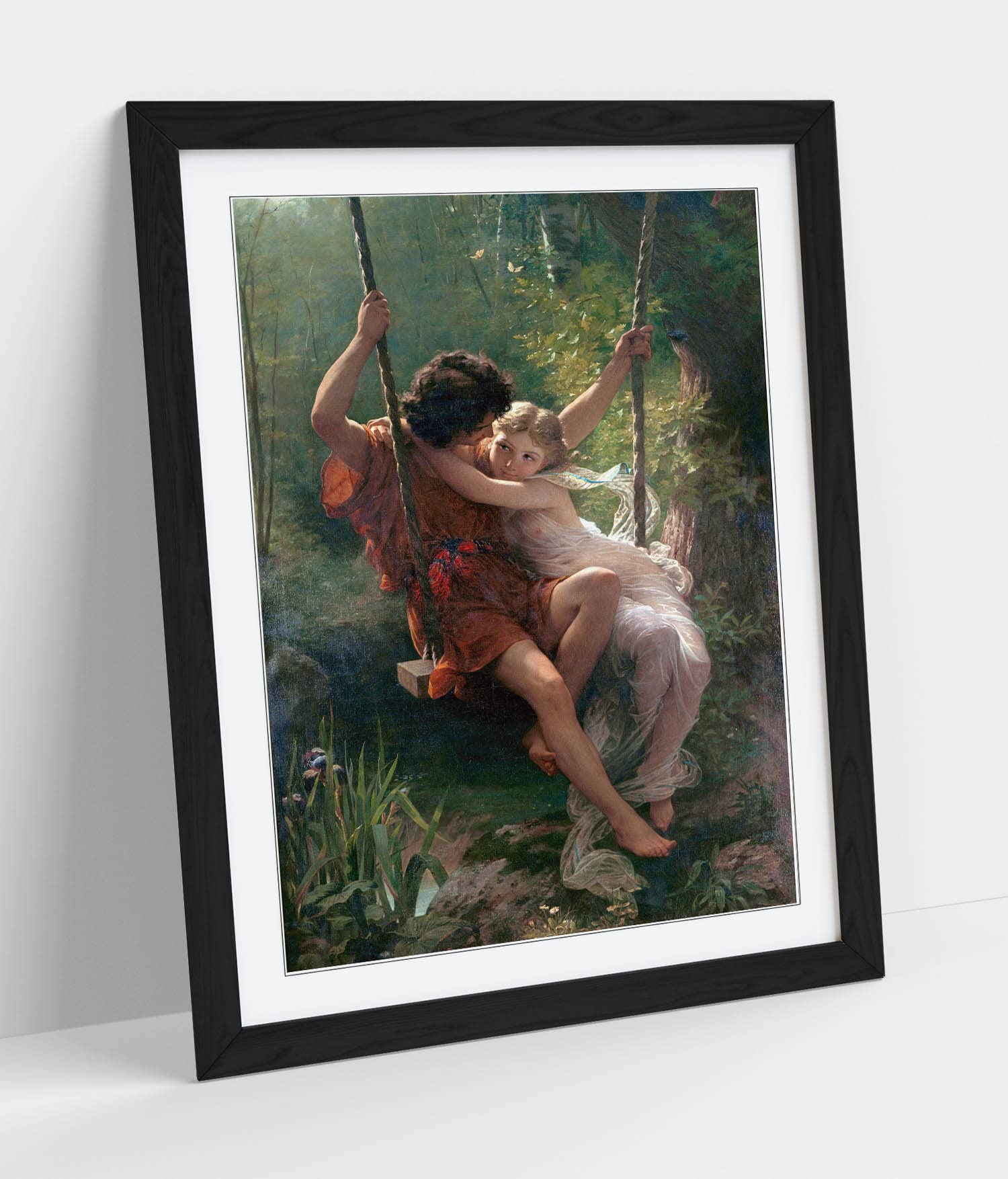 Canvasartshop Unframed -Pierre Auguste Cot, Primavera- Premium Wall Art Framed Picture Prints - 3 Colours - 4 Sizes (A4, )