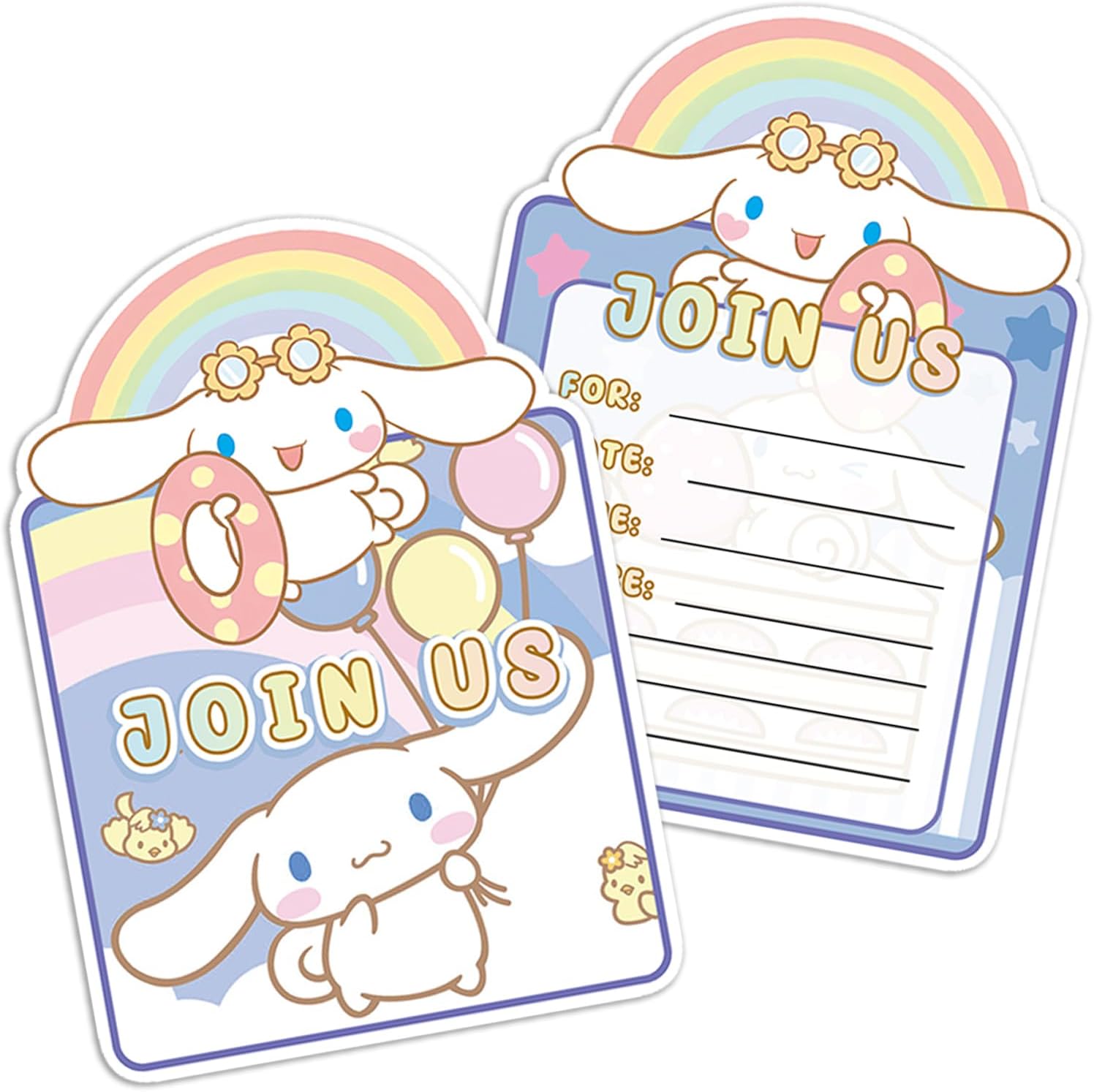 20pcs Cinna-morolls Birthday Invitation Cards Philippines | Ubuy