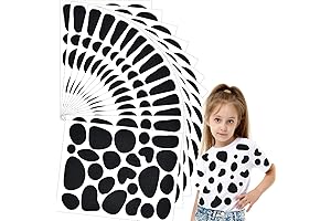 Irregular Shape Black Adhesive Felt Squares for DIY Halloween Projects