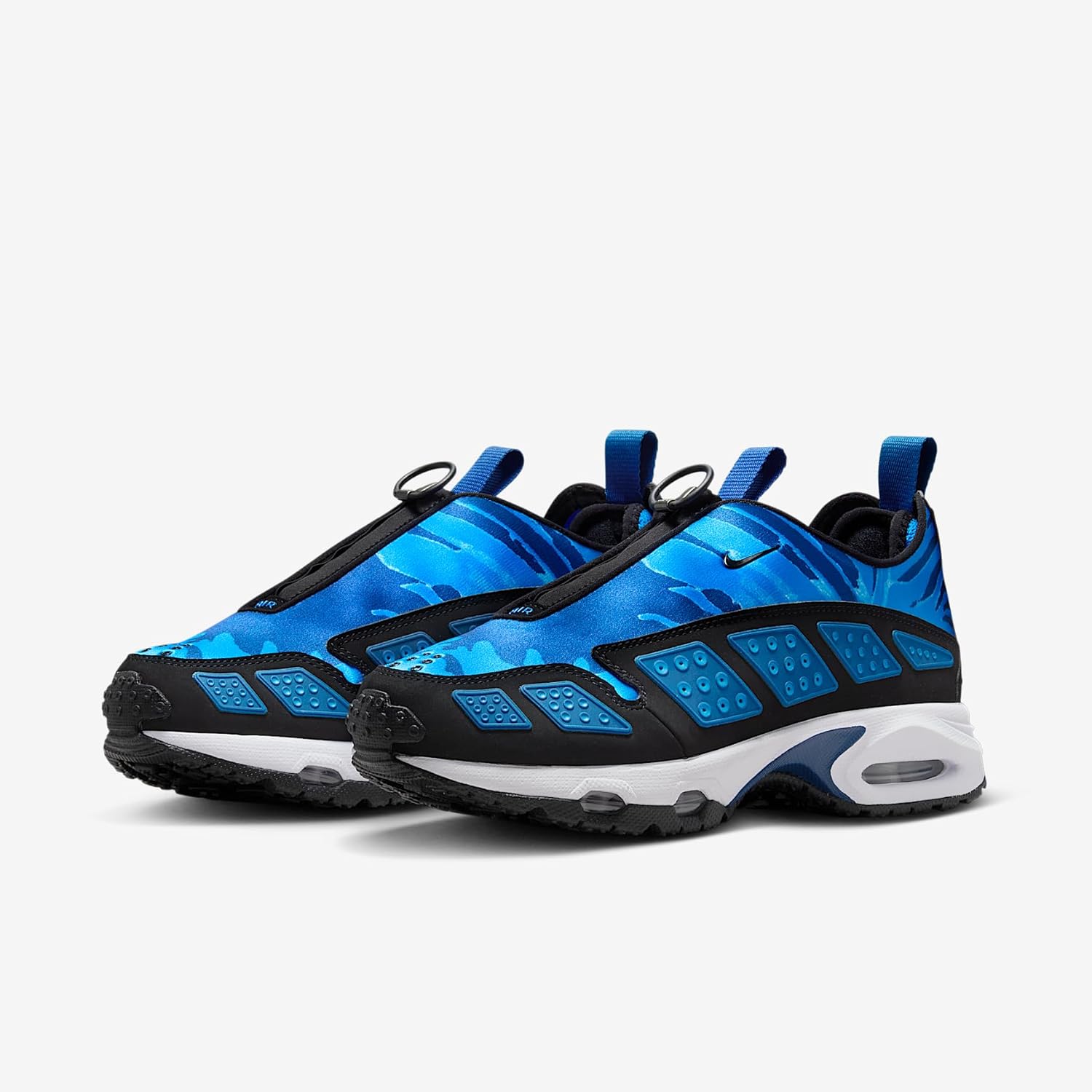 W NIKE AIR MAX SNDR CAMO "COURT BLUE/BLACK-ALUMINUM-BLUE TINT"