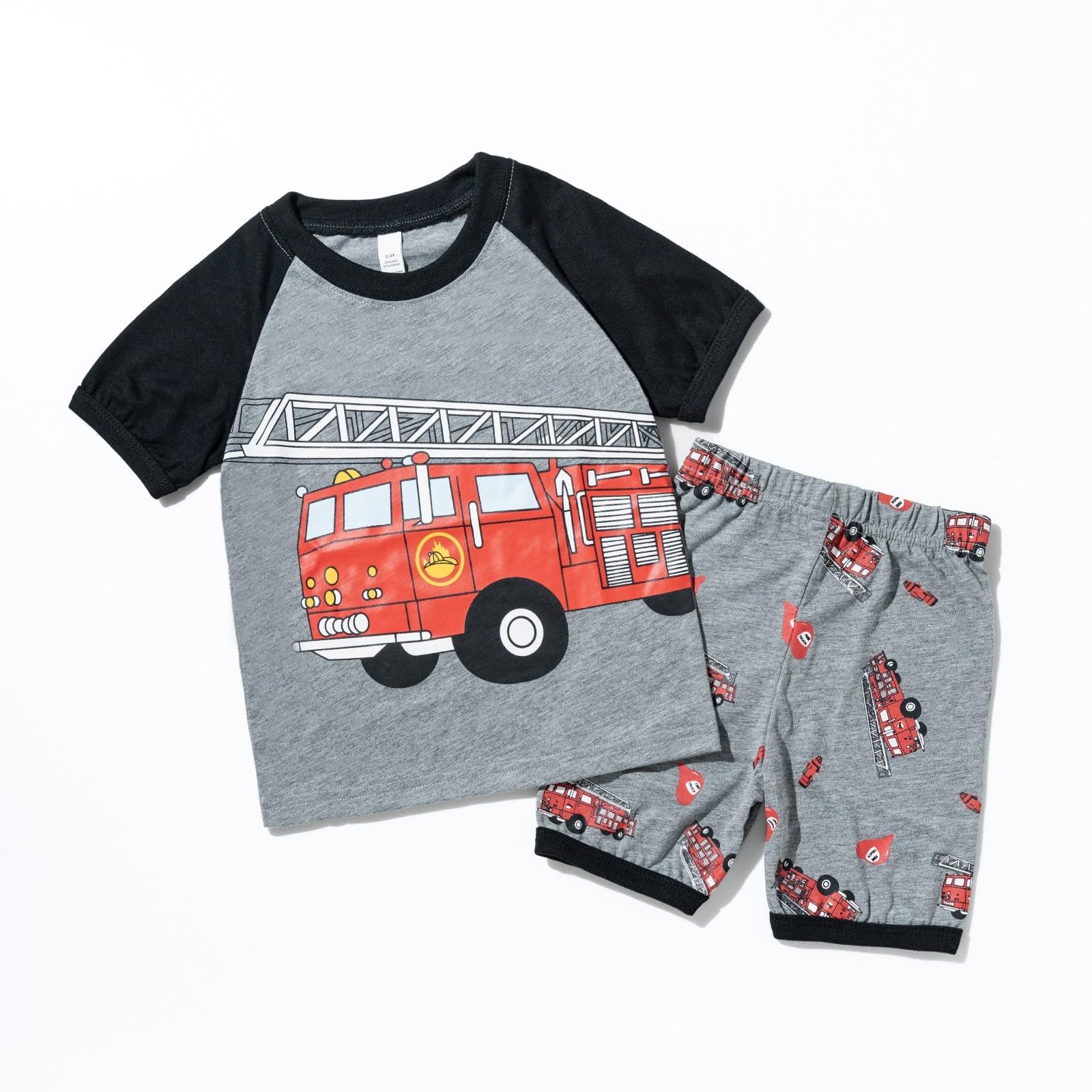 Générique Ensemble de Pyjama Garçon, Ensembles pour garçons Actifs de 2 à 8 Ans Tenue décontractée avec imprimé Dinosaure Ensemble Confortable pour Le Printemps et l'été vêtements pour Les Loisirs