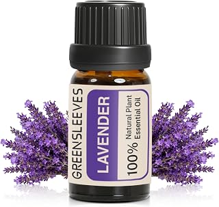 GREENSLEEVES Lavender Essential Oil, 10ml Pure Plant-Based Fragrance Oil for Aromatherapy, Essential Oils for Diffuser, Air Freshener, Massage, Bath Bomb, Scented Candle Soap Making