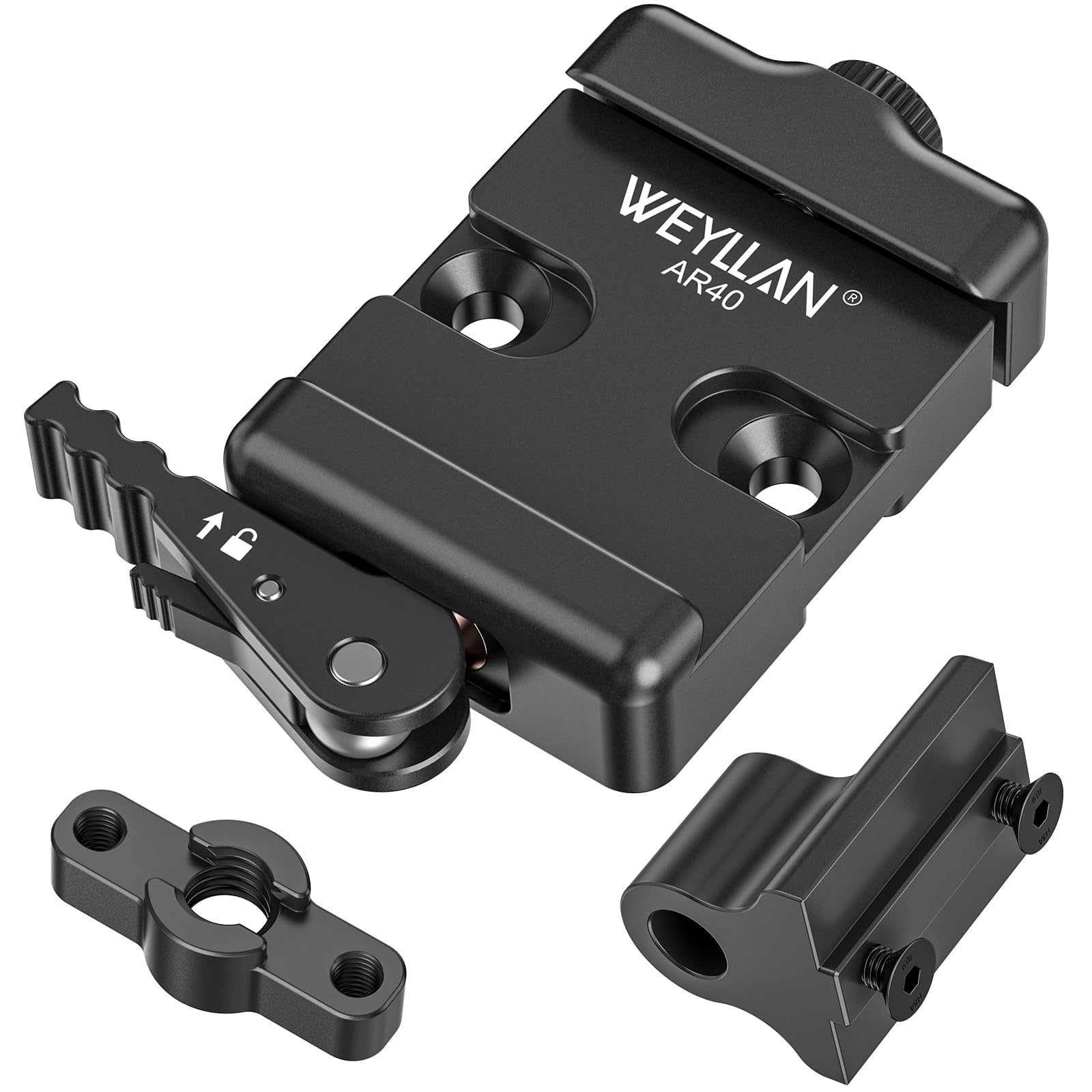 Amazon.com: WEYLLAN AR40 Arca-Swiss Clamp Kit with Lever Release