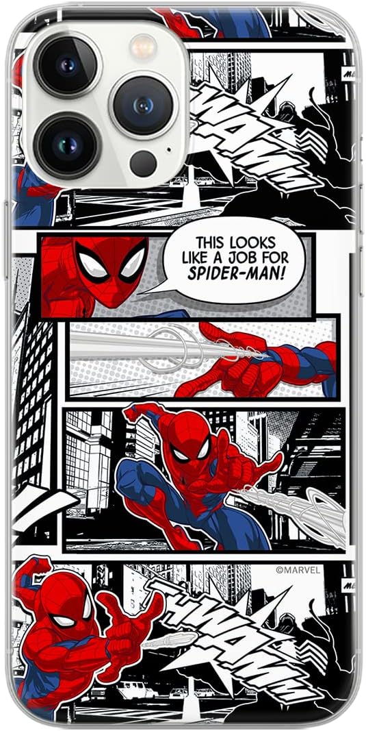 ERT GROUPmobile phone case for iPhone 13 PRO MAX original and officially licensed Marvel pattern Spider Man 001 Multicolor optimally adapted to the shape of the mobile phone, case made of TPU