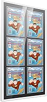 Vista 44 de Poster Palooza Marco de cómic con paspartú para 2 cómics CGC, CBCS o PGX Graded Comics – Marco de cómic negro para cómics de 8.125 x 13 pulgadas