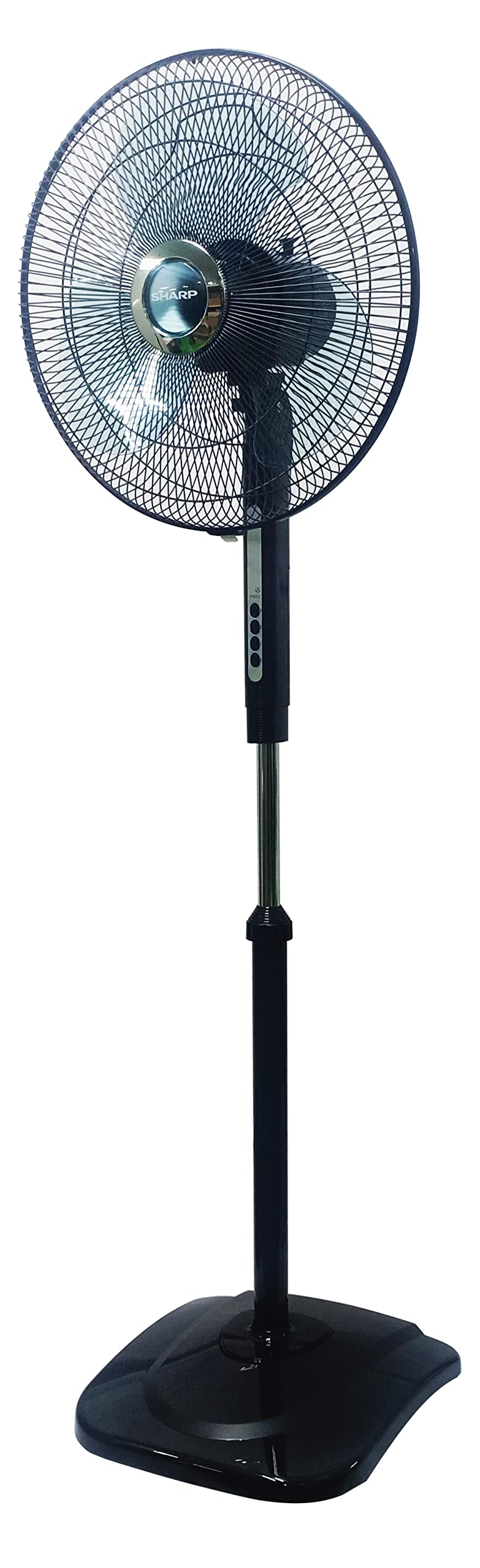 Sharp16 Inches/40cms Blade 50 Watts Pedestal Free Standing Fan, Made In Malaysia, Pjs169 - Dark Grey"Min 1 year manufacturer warranty"