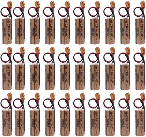 YICUAA (Pack of 30) 3V 2600mAh Lithium Battery Replacements for Fuji FDK CR8.LHC 17450 Water Meter Battery