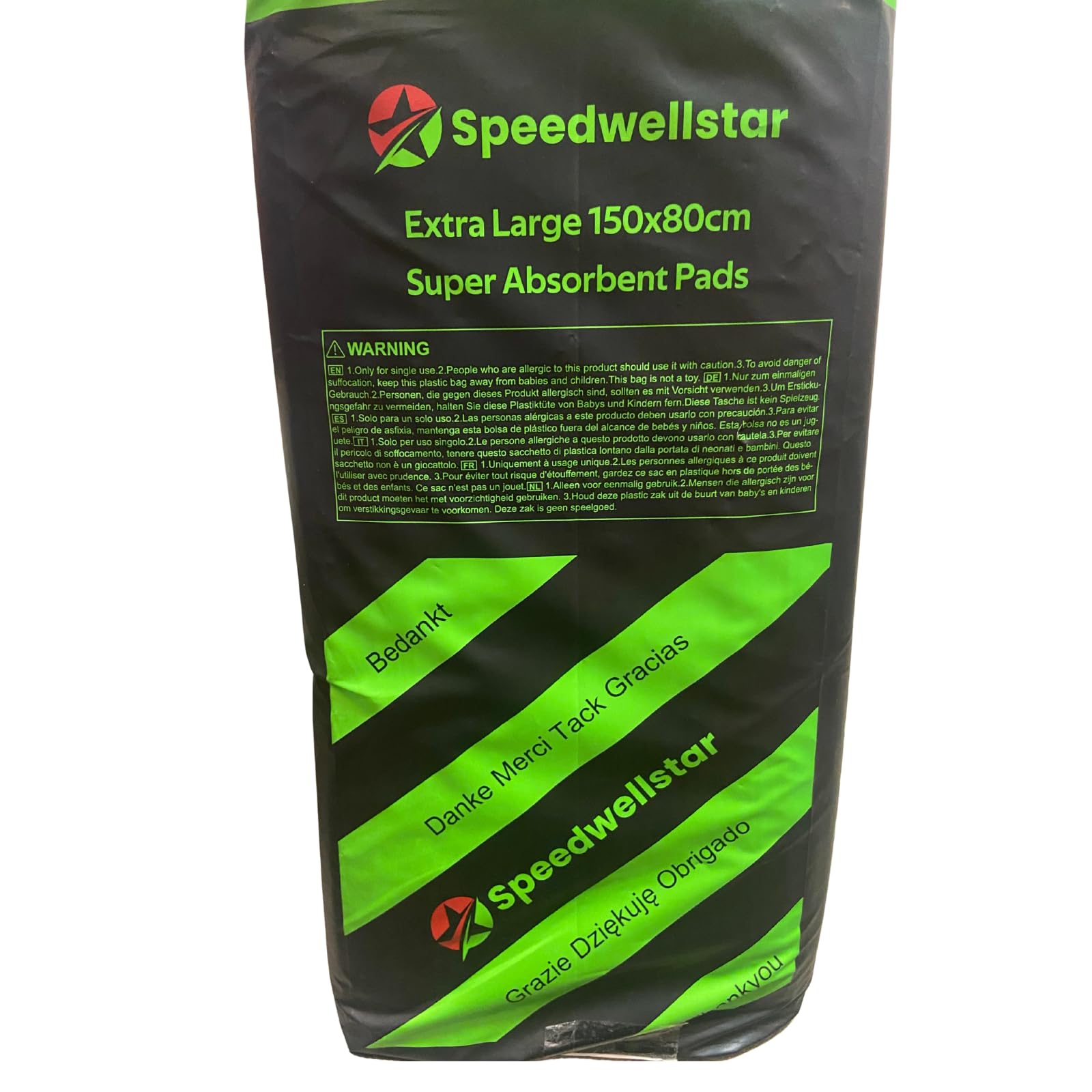 Traverse per cani extra large 150 x 80 cm super assorbenti 2300 ml – Grado veterinario confezione da 20 di Speedwellstar