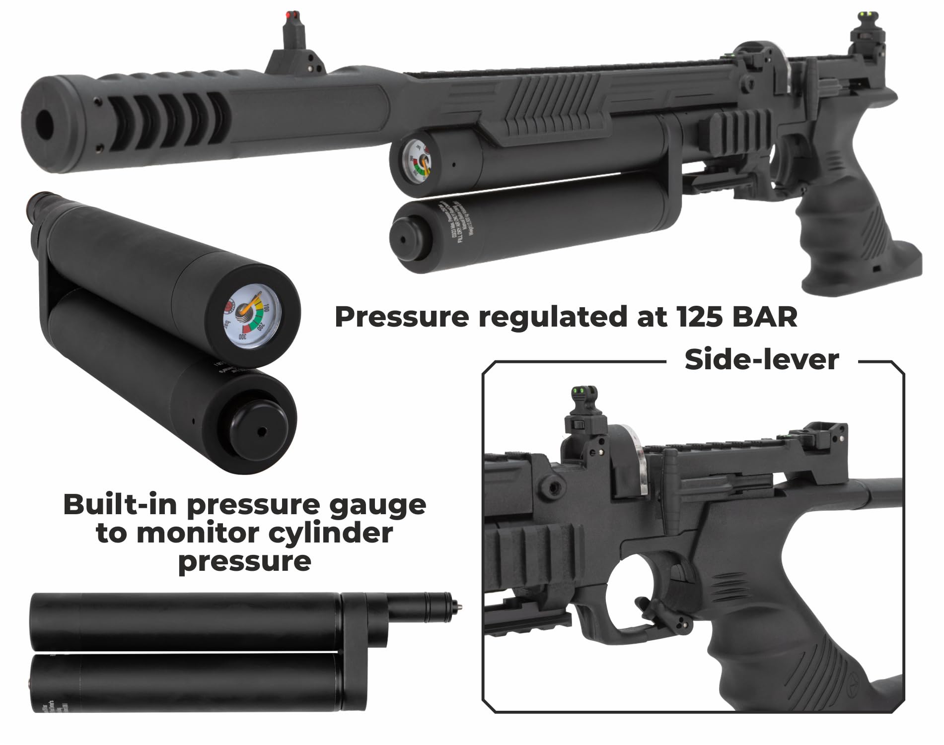Amazon.com : Hatsan Jet II Regulated QE .22 Caliber PCP Side-Lever