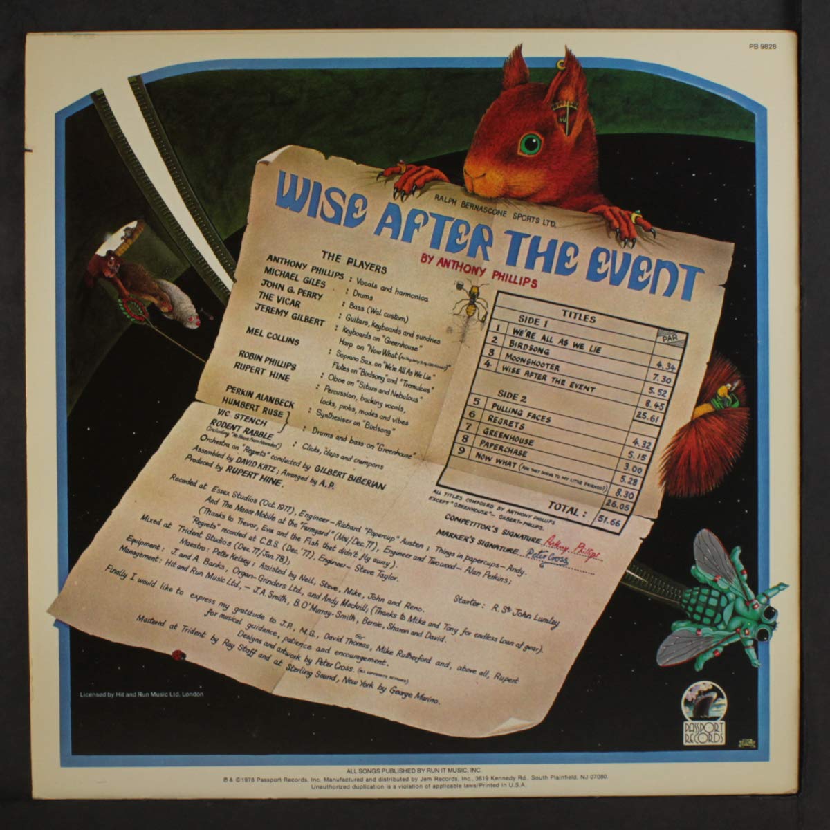 wise after the event LP