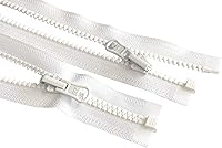 Vista 1 de 2 unidades de 49 pulgadas a 120 pulgadas Vislon YKK #5 cremalleras de plástico moldeadas que separan tienda de campaña en el exterior reversible