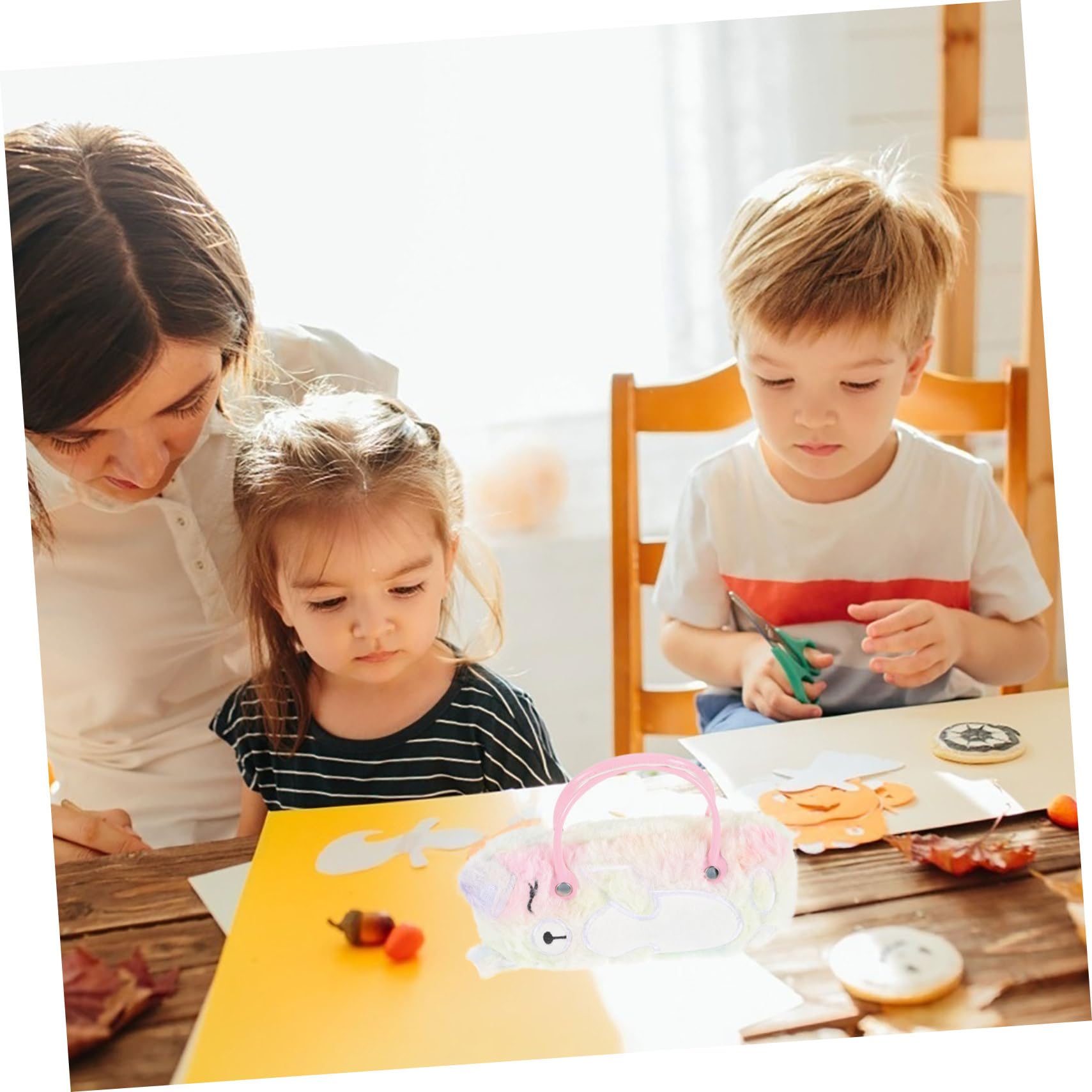 5stücke Plüsch Brillenetui Bärenform Kinderfreundlicher Eyeglasses Farbenfrohe Aufbewahrung Für Sonnenbrillen Und Brillen Für Mädchen Und Jungen Tragbar Und Praktisch