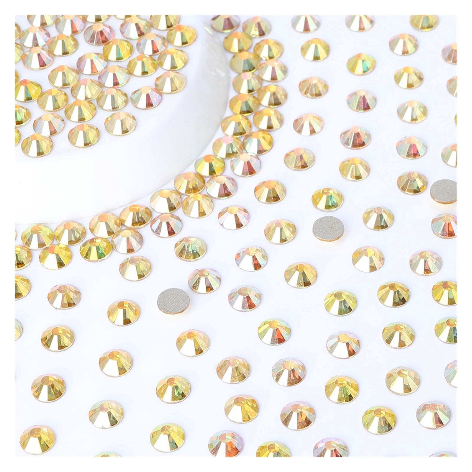 Glass Nail Art Rhinestones Glitter Round Flatback Crystal SS6 SS20 Manicure