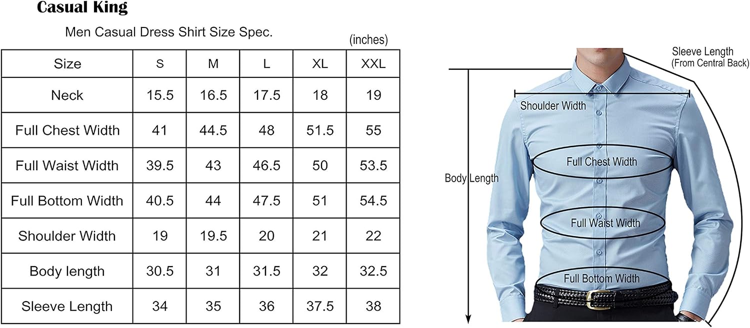 Buy Mens Premium Dress Shirt,Casual 
