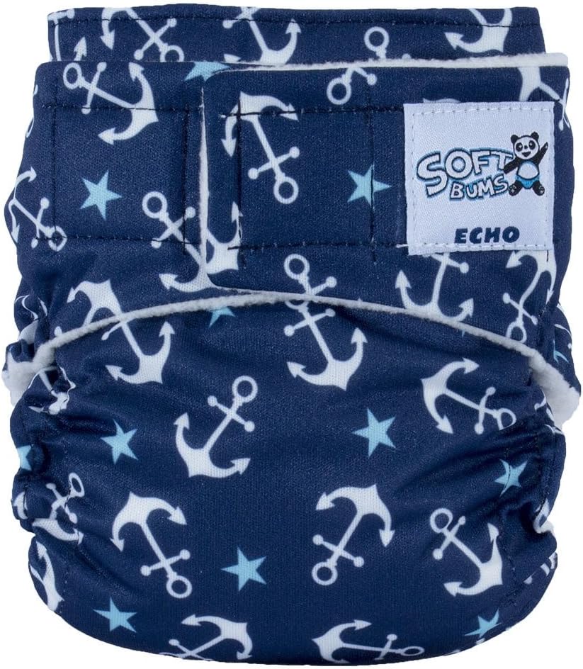 SoftBums Echo Shell with Hook and Loop, Little Captain