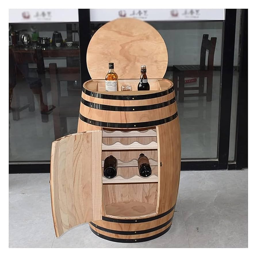 ビンテージワイン樽、キャビネット