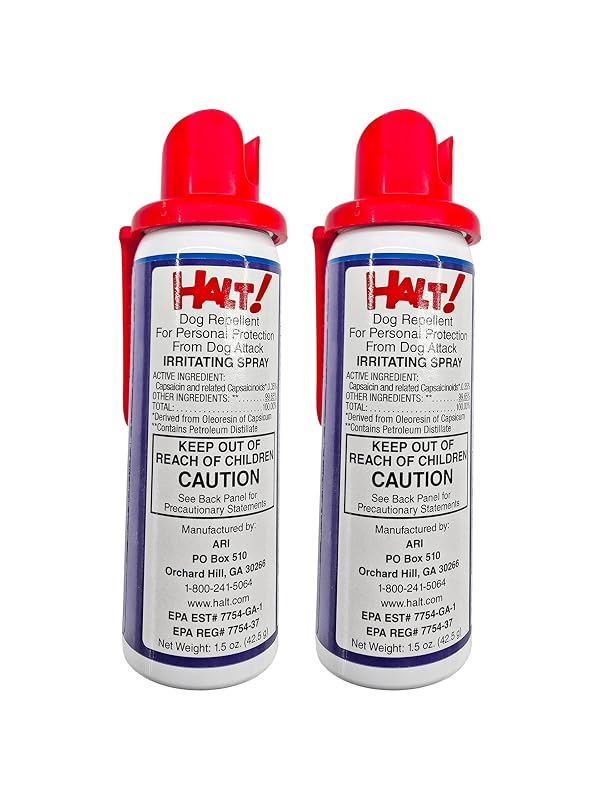 Spray Repelente para Cães Halt com Alcance de 3,05 m, Pacote com 2
