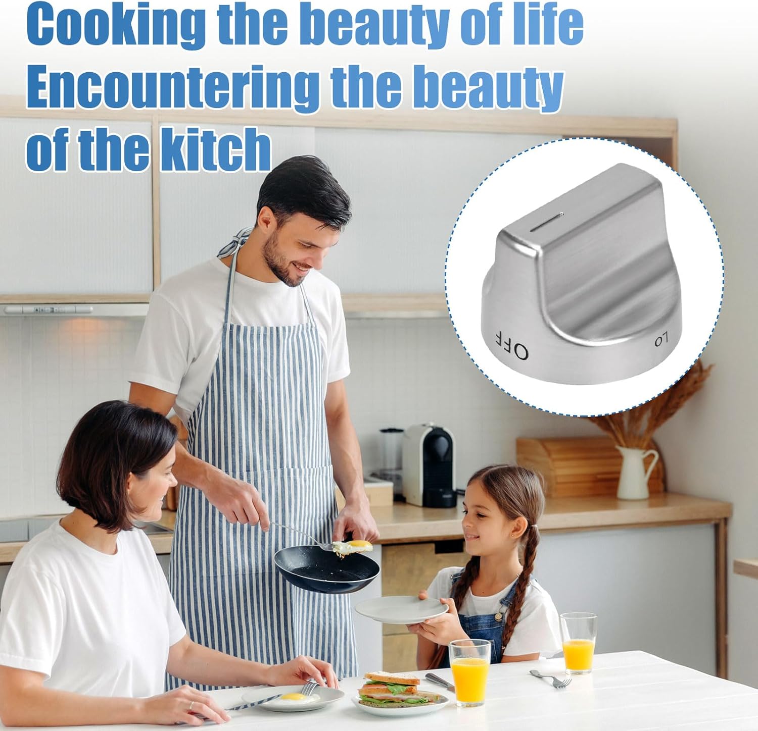 W11239985 Range Control Knobs, 5PCS Replace W11032553 Control Knob, Compatible with Whirlpool WFG550S0HZ0, WFG550S0LV1, WFG525S0HV1, WFG535S0JV0, WFG550S0HV0, WFG525S0JZ0, WFG550S0HV3 Gas Range knobs