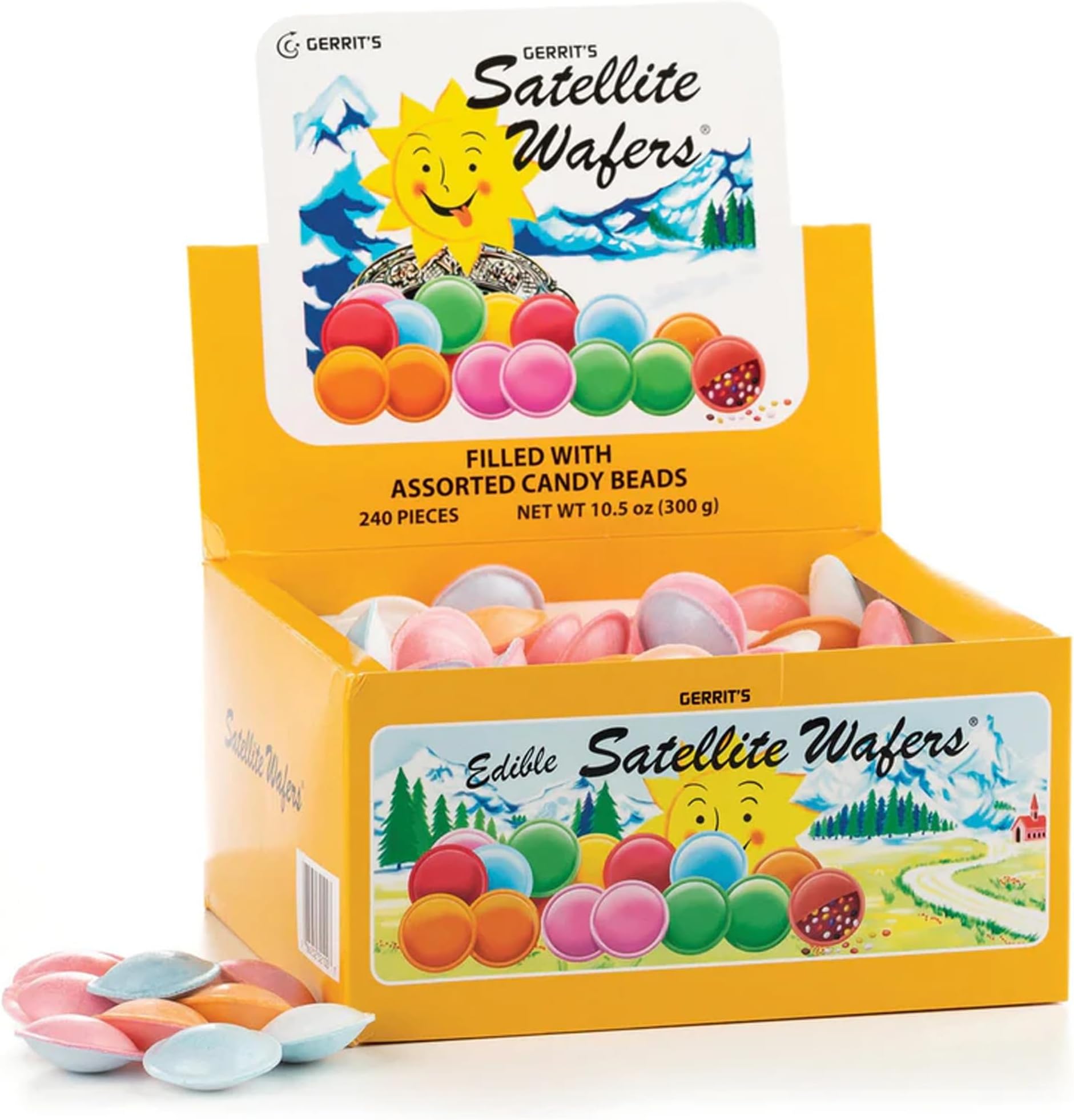 Satelite Wafers Flying Saucers Candy Old Fashioned 240