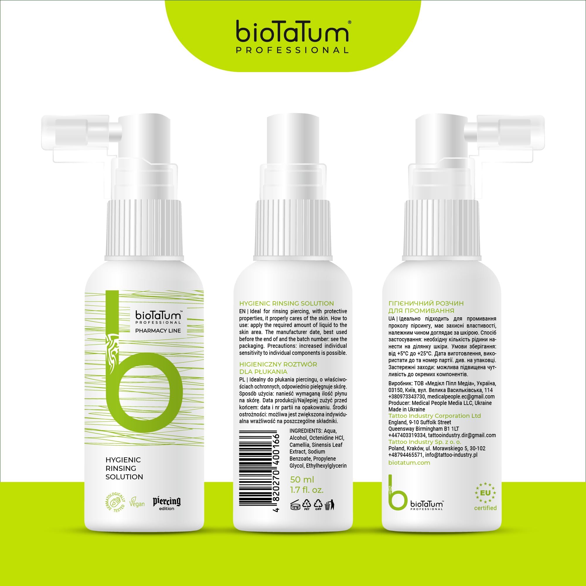 Soluzione igienica per risciacquo, 50 ml