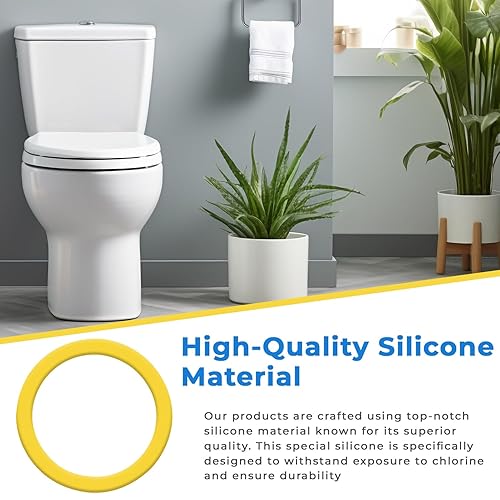 Pack Of 2 Silicone Canister Flush Valve Seal Replaces