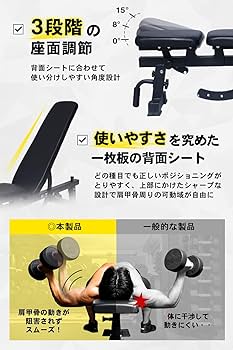 STEADY クロスベンチ トレーニングベンチ ST-H03 ブラック STEADY