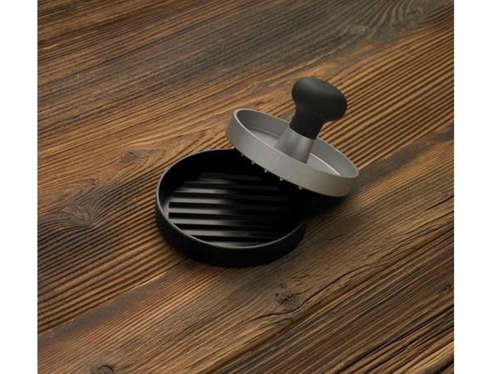 Rösle Burger press, 11 cm, 4.3 in, Silver