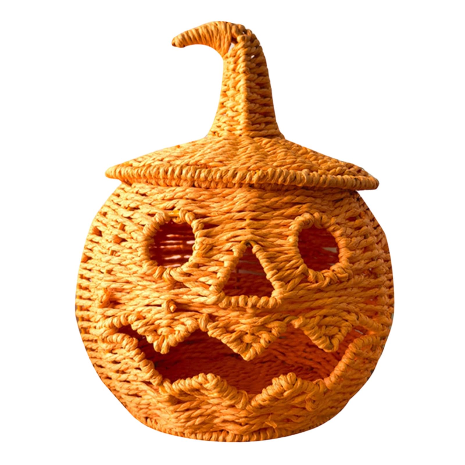Halloween tkane lampiony Jack O dynia dekoracja do przechowywania świec LED