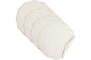 Quilted Round Placemats: Enrich Your Tabletop Charm