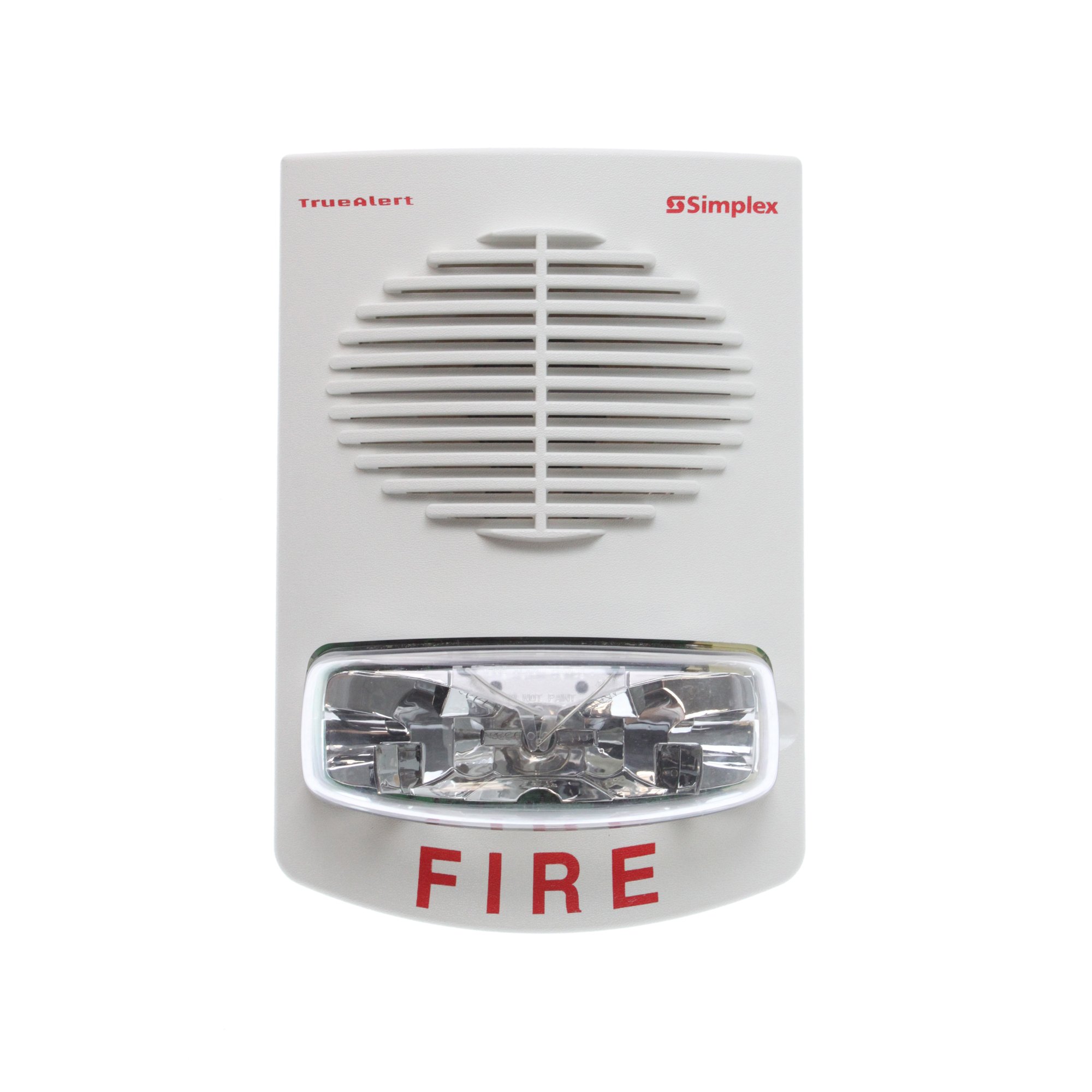 Simplex 4906-9153 TrueAlert Speaker Strobe, Wall Mt, 24Vdc, White