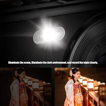 Point And Shoots Digital Camera 48MP Full 1080P 32GB Storage Card Camera for Teenager Digital