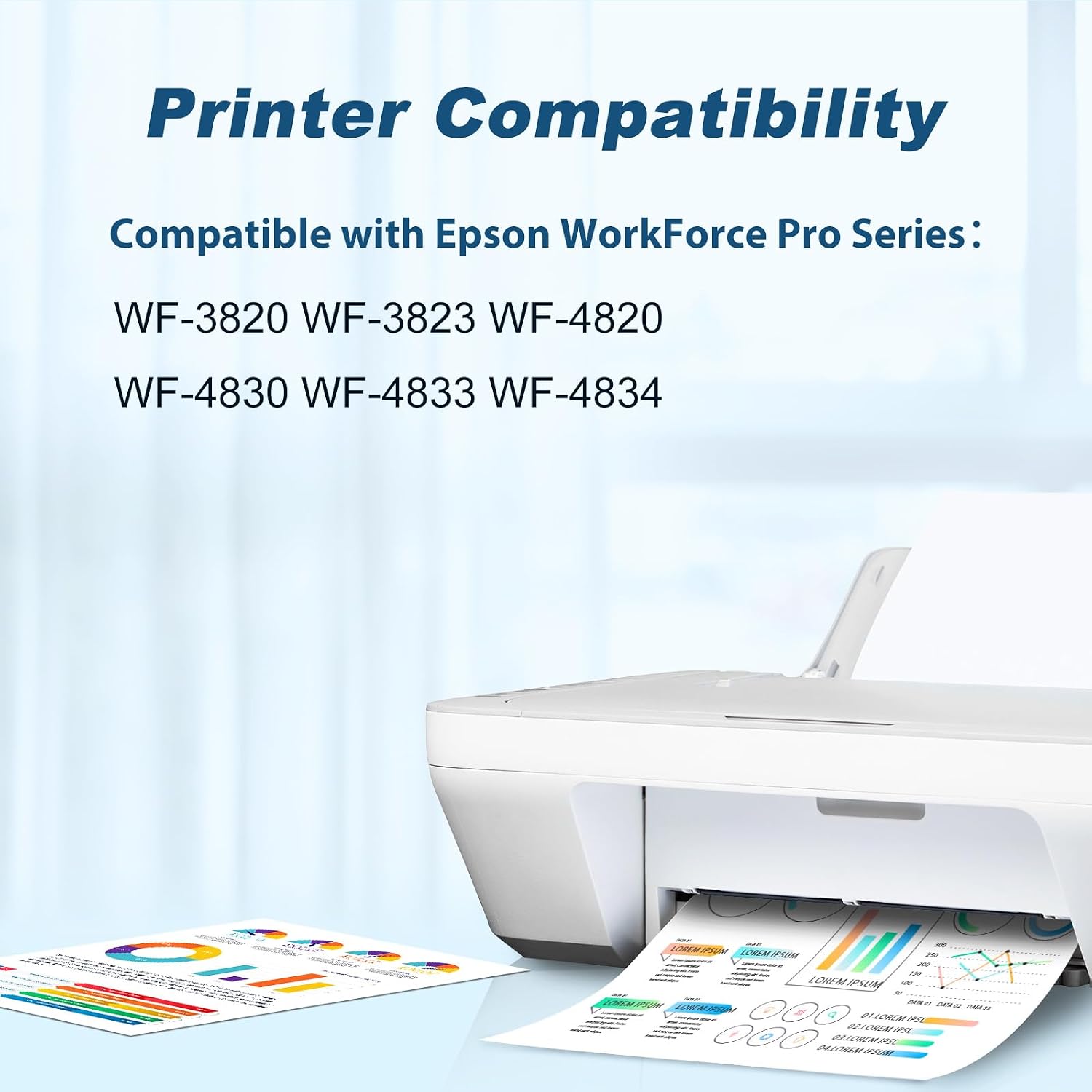 MYTONER Remanufactured Ink Cartridge Replacement for Epson 822XL 822 XL Ink Cartridges Combo Pack Use with Workforce Pro WF-3820 WF-4820 WF-4830 WF-3823 WF-4834 Printer (B/C/M/Y 5-Pack)