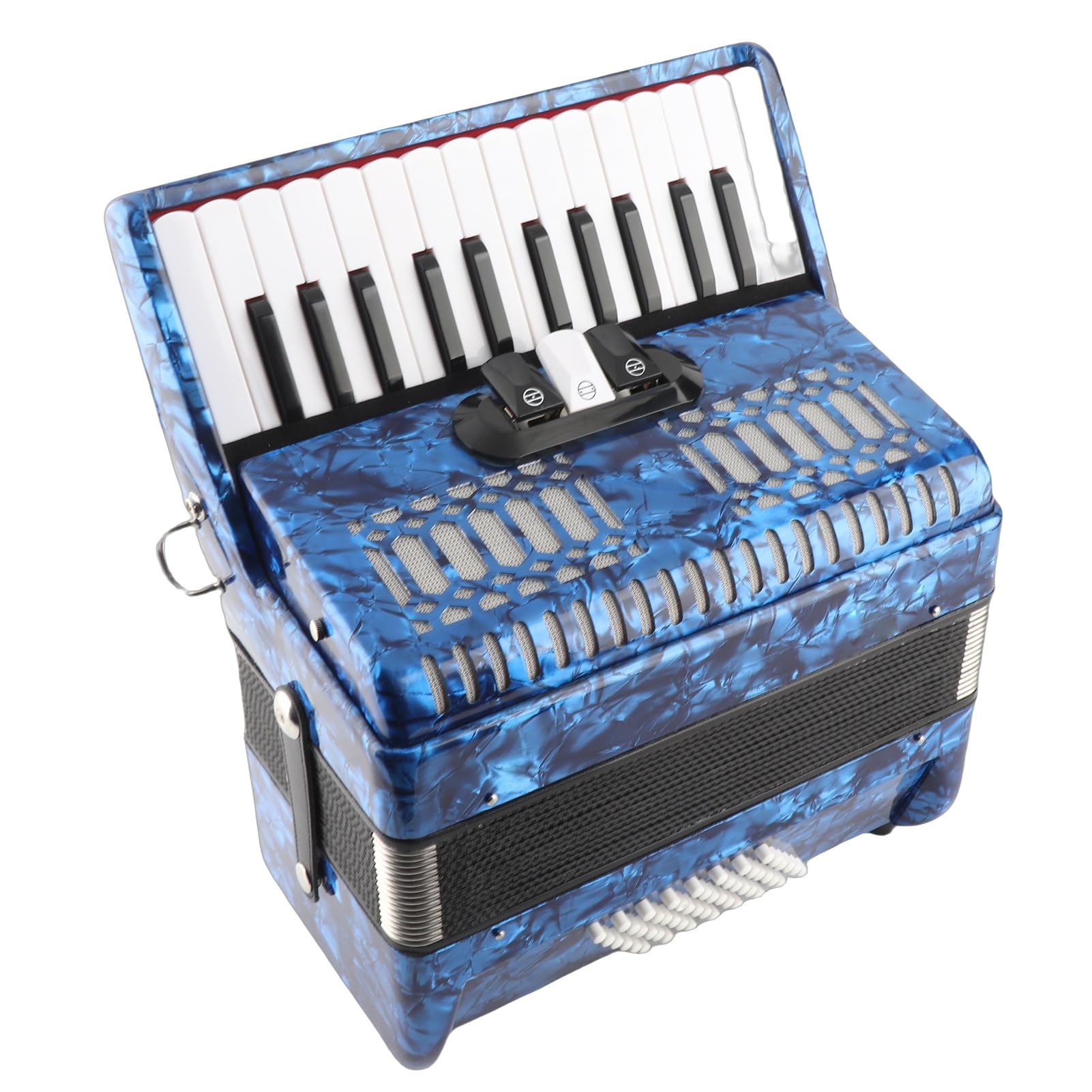 Accordion Celluloid 26 Key 48 Bass Musical Instrument for Kids and Beginners Compact Size Ideal for Stage Performance