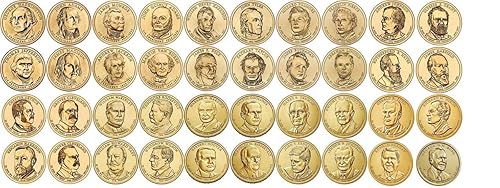 2007 P - 2020 P Presidential Dollars 40 Coin Set Dollar Uncirculated