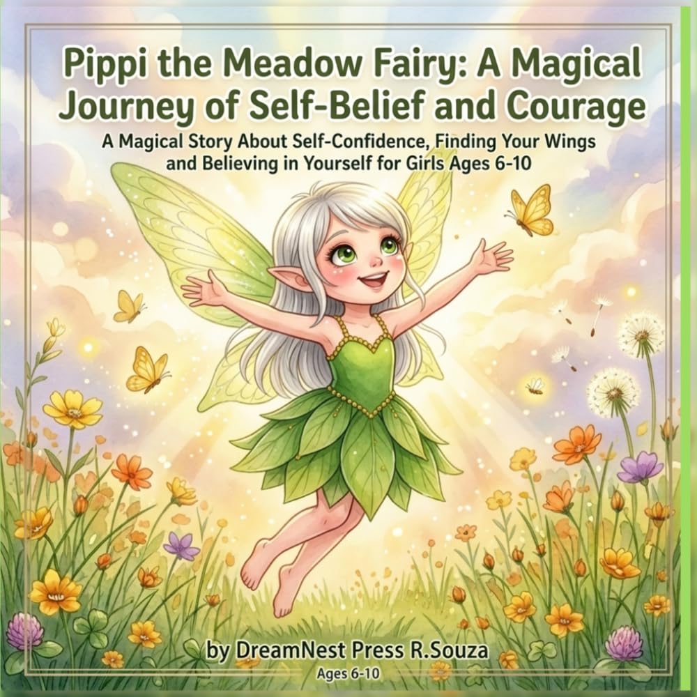 Pippi the Meadow Fairy: A Magical Journey of Self-Belief and Courage: A Magical Story About Self-Confidence, Finding Your Wings and Believing in Yourself for Girls Ages 6-10 (Bramble & Bloom)