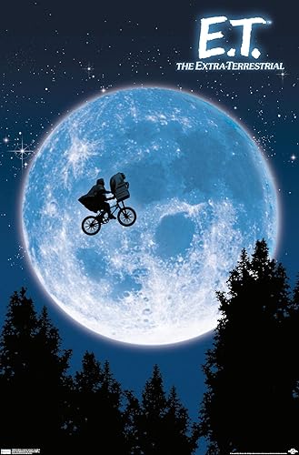 Trends International 24X36 E.T. The Extra-Terrestrial-One Sheet Wall Poster, 24"